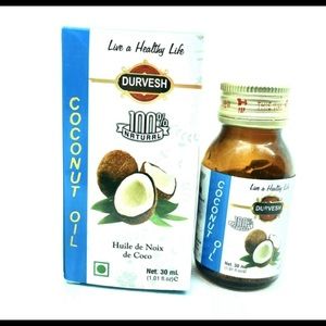 Coconut Oil, Pure Cold Pressed Oil 30ml